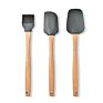 Wood Spatula Wooden Kitchen Spatula Silicone Kitchen Accessories Beech Wood Spatula Brush