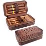 Xifei Luxury Leather Cigar Humidor Bag Travel Humidor Cigar Cases