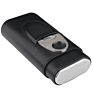 Xifei Modern Travel Leather Cigar Humidor Portable Black Humidors Cigar Cases