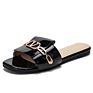 Xmfj 2021One Button Lady Slippers Flat Bottom Lady Flip-Flops