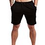 Mens Elastic Waist Fitness Training Sweat Short Pants