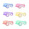 Zlf Free Sample Kids Swim Glass Multicolor Cartoon Design 2400 Customized Cute Child Swimming Goggles