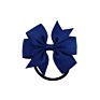 Zn Colorful Ribbon Hair Bows Girls Baby Children Elastic Hair Rope Hair Accessories