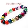 Women Crystals Healing Real Amethyst Stones Beaded Bracelt