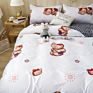 Luxury Printed Pillow Case Bed Sheet and Quilting Comforter Sets Quilt Bedding 4 Piece