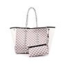 Neoprene Beach Tote Bag Women Shopping Bag Light and Soft Fabric Extra Large Capacity Eco-Friendly Single Shoulder Bag