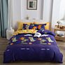 Luxury Printed Pillow Case Bed Sheet and Quilting Comforter Sets Quilt Bedding 4 Piece