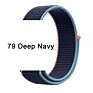 Qiman Nylon Iwatch Band Replacement Strap Nylon Loop Watch Band for Apple Watch Fabric Nylon Strap for Iwatch 7/6/5