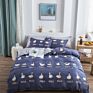 Luxury Printed Pillow Case Bed Sheet and Quilting Comforter Sets Quilt Bedding 4 Piece