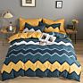 Luxury Printed Pillow Case Bed Sheet and Quilting Comforter Sets Quilt Bedding 4 Piece