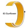 Qiman Nylon Iwatch Band Replacement Strap Nylon Loop Watch Band for Apple Watch Fabric Nylon Strap for Iwatch 7/6/5