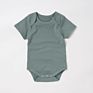 0-24M Lap Shoulder 100% Organic Cotton Short Sleeve Baby Bodysuit