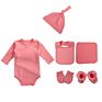 100% Cotton Baby Boy's Rompers Babies Girl Clothes Newborn Infant Knitted Kimono Bodysuit Solid Baby Kimono Romper Set