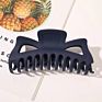 13.8Cm Large Plastic Hair Claw Clips Korea Solid Color Hair Claw for Thick Hair