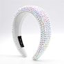 13 Multicolor 45Mm Wide Sponge Crystal Hair Bands Padded Hair Hoop Rhinestone Headbands for Girls Women