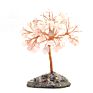18Cm Gemstone Jade Bonsai Healing Fortune Lucky Feng Shui Rose Quartz Tree