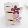 1Pair Flower Baby Hair Clips Set Cute Solid Baby Barrette Hairpins for Girls Daily Life Newborn Infant Hair Accessories