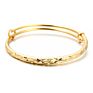 24K Gold Color Dubai Adjustable Gold Bangles for Women Men Gold Color Ethiopian Bracelets African Bangles Bracelets Jewelry