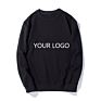 280 Gsm Women Crew Neck Sweater French Terry Blank Hoodies & Sweatshirts Organic Cotton Unisex Plain Crewneck Sweatshirt