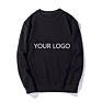 280 Gsm Women Crew Neck Sweater French Terry Blank Hoodies & Sweatshirts Organic Cotton Unisex Plain Crewneck Sweatshirt