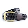 3.4Cm Wide Long plus Size 125Cm Men and Women Unisex Adjustable Luxury Comfortable Cowhide Genuine Leather Braided Belts