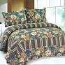 3 Pcs Machine Washable Printing Cotton Quilts Bedding Sets Quilt with Queen King Different Sizes