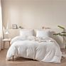 3 Pieces Tufted Boho Geometrical Textured Designer Luxury Comforter White Duvet Covers