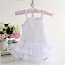 3M 6M 9M 12M 18M 24M Baby First Birthday Party Dress Sleeveless Crew Neck Flowers Girl Dress