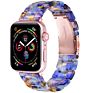 40/42Mm Resin Band for Apple Watch 5/4/3/2/1 Women with Stainless Steel Buckle for Iwatch Replacement Wristband Strap