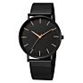 5024 Men Sports Leisure Trend Simulation Stainless Steel Mesh Quartz Wrist Watch