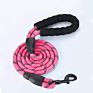 5 Ft Strong Rope Dog Lead with Comfortable Padded Handle and Highly Reflective Threads Big Heavey Duty Rope Dog Leash