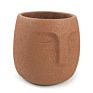 5Inch Cement Face Pot Concrete Head Pot for Home Deco Modern Face Planter Cement Head Planter Human Face for Succulent Plant