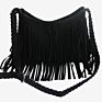 6 Colors Bohemian Matte Suede Leather Shouder Messenger Bags Women Vintage Long Tassel Handbags