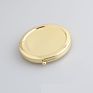70Mm Sublimation Blank Compact Pocket Mirrors , Cosmetic Make up Small Hand round Mirror