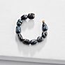 Adjustable Female Ear Cuff Brass Wire Natural Freshwater Pearl Clip on Earrings