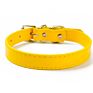 Adjustable Vegan Pu Leather Dog Collar with Buckle