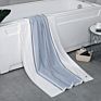 Adult Bath Towel 100% Cotton Bath Towel Plain Absorbent Soft Embroidery Pony Striped Bath Towel