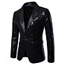 Aixi Fashionable Sequin Black Blazer Men Business Suits