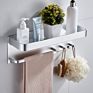 Aluminum No Drilling Bathroom Rack Required Adhesive Bathroom Corner Shelf