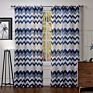 American and European Styles Chevron Wave Blackout Window Curtains for Bedroom