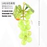 Artificial Grape Bunch Fake Grapes Vine Plastic Raisins Leaf Rattan Fruit Props Indoor Ceiling Decor Grape Leaves Artificial