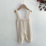 Autumn Children Clothing Pants Baby Knit Overalls Set