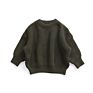 Autumn Newly Baby Girls Solid Color Cardigan Oversized Knit Kids Sweaters