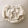 Autumn Organic Cotton Baby Bloomers Linen Casual Unisex Boutique Bloomer
