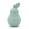 Baby Educational Silicone Stacking Toy Bpa Free Colorful Pear Apple Fruit Stacking Blocks Toys