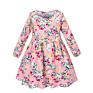 Baby Flower Girl Dresses Boho Cotton Long Sleeve Printing Kids Frocks Party Wear Girls Dress Children Clothes