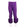 Baby Girls Boutique Stock Rts Ruffle Pants Solid Color Icing Leggings Kids Infant Long Ruffle Casual Pants