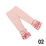 Baby Girls Ruffle Leggings Mustard Olive Teal Dark Peach Plum Dust Pink Triple Pants Toddler Newborn Kids Icing Leggings