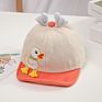 Baby Soft Rim Cartoon Duck Baseball Cap Spring Kids Hats Girls