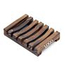 Bathroom Natural Portable Bamboo Wooden Soap Dish with Eco Friendly